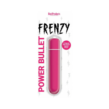 HOTT PRODUCTS - FRENZY - POWER BULLET- PINK - 10 SPEEDS