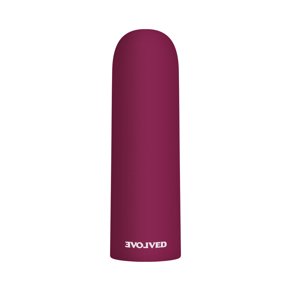EVOLVED - MIGHTY THICK RECHARGEABLE BULLET VIBRATOR BURGUNDY