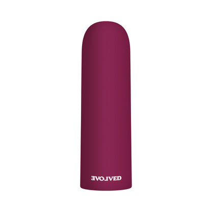 EVOLVED - MIGHTY THICK RECHARGEABLE BULLET VIBRATOR BURGUNDY