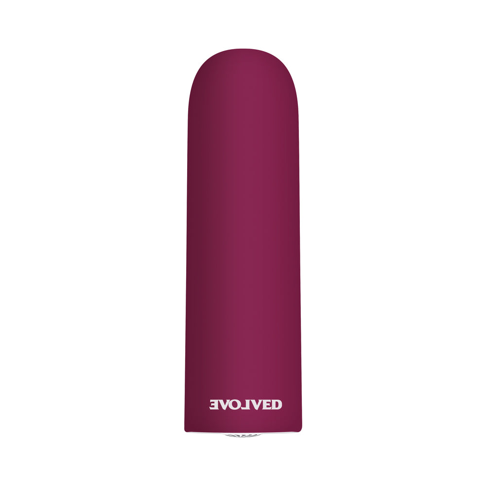 EVOLVED - MIGHTY THICK RECHARGEABLE BULLET VIBRATOR BURGUNDY