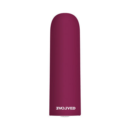 EVOLVED - MIGHTY THICK RECHARGEABLE BULLET VIBRATOR BURGUNDY