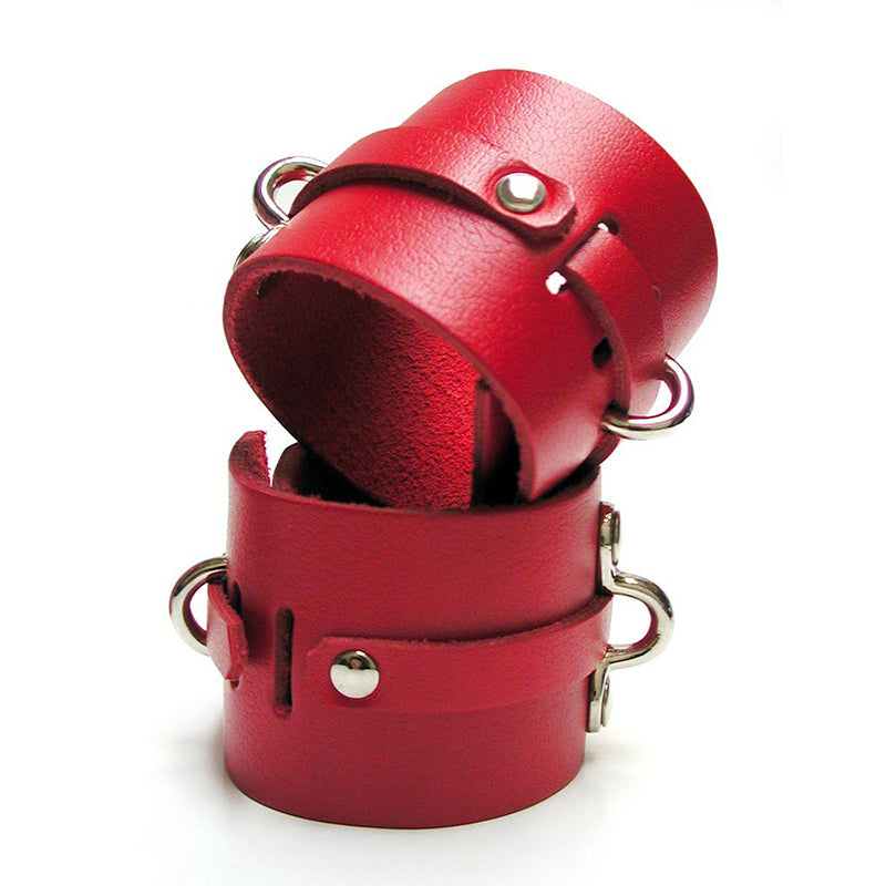 STOCKROOM - KINKLAB BONDAGE BASICS ANKLE CUFFS - RED