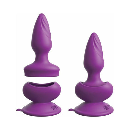 PIPEDREAM - 3SOME WALL BANGER VIBRATING ANAL PLUG PURPLE