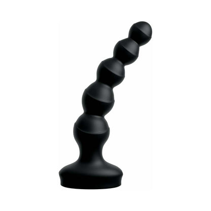 PIPEDREAM - 3SOME WALL BANGER VIBRATING ANAL BEADS WITH SUCTION CUP BLACK