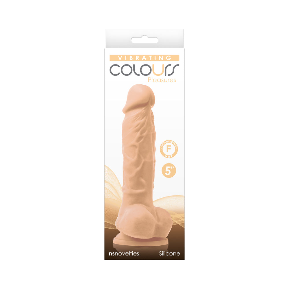 NS NOVELTIES - DILDO VIBRATÓRIO COLOURS PLEASURES 5 POL.