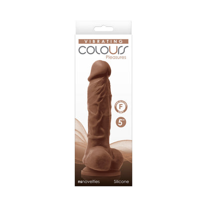NS NOVELTIES - DILDO VIBRATÓRIO COLOURS PLEASURES 5 POL.