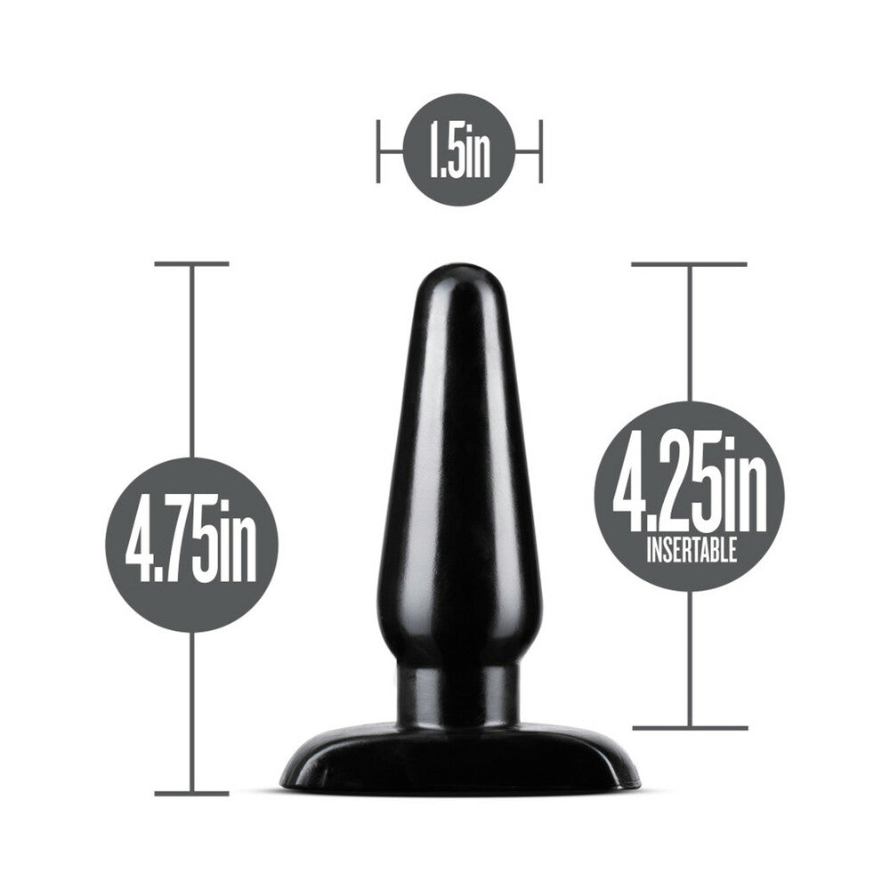 BLUSH - ANAL ADVENTURES BASIC ANAL PLUG MEDIUM BLACK