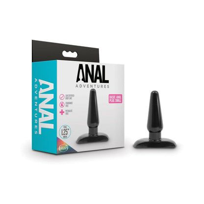 BLUSH - ANAL ADVENTURES BASIC ANAL PLUG SMALL BLACK