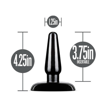 BLUSH - ANAL ADVENTURES BASIC ANAL PLUG SMALL BLACK