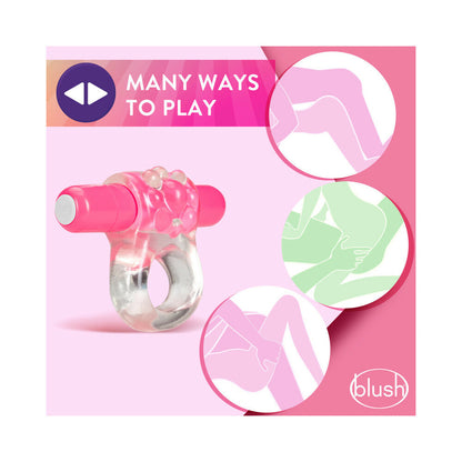 BLUSH - PLAY WITH ME VIBRATING C-RING TEASER