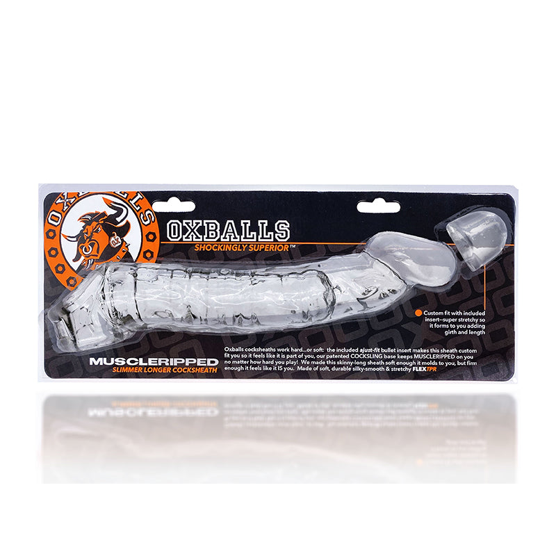 OXBALLS - BAINHA PENIANA MUSCLE RIPPED TRANSPARENTE