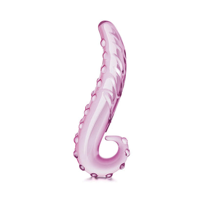 ELECTRIC EEL - DILDO DE VIDRO GLAS 6 POL. LICK-IT COR-DE-ROSA