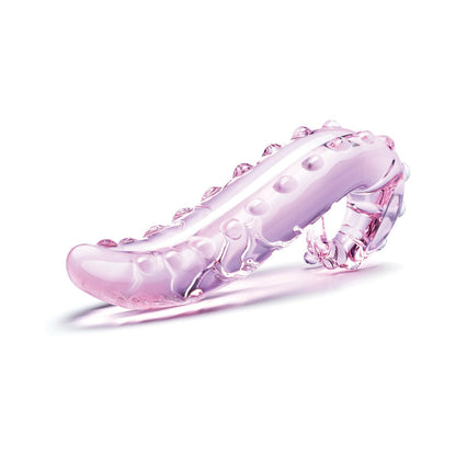 ELECTRIC EEL - DILDO DE VIDRO GLAS 6 POL. LICK-IT COR-DE-ROSA