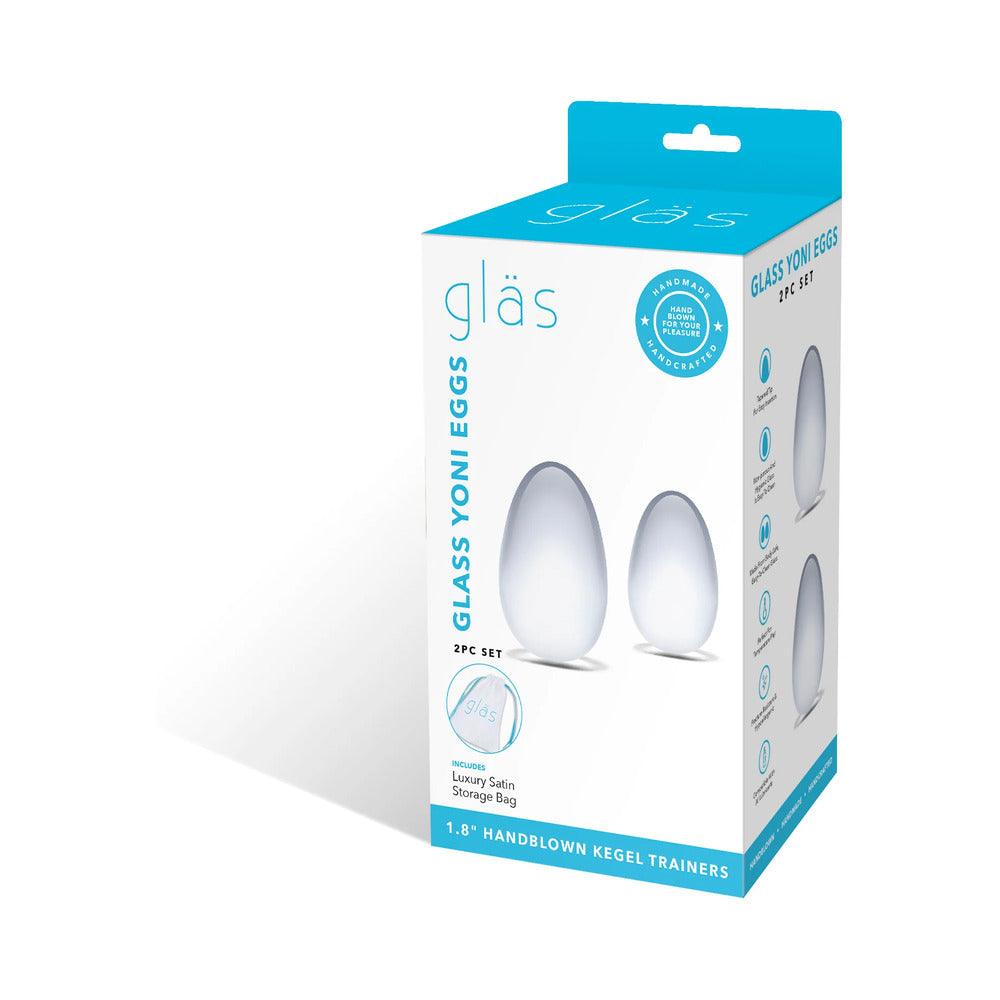 ELECTRIC EEL - GLAS 2-PIECE GLASS YONI EGG SET