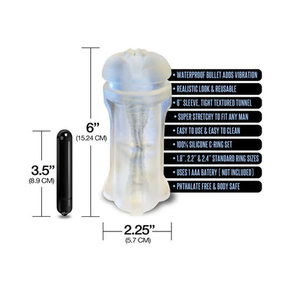 GLOBAL NOVELTIES - HAPPY ENDING MSTR B8 VIBRATING PUSSY PACK - SQUEEZE BOX