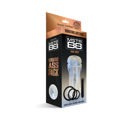 GLOBAL NOVELTIES - HAPPY ENDING MSTR B8 VIBRATING ASS PACK - BUM RUSH