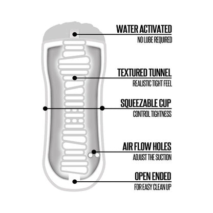 GLOBAL NOVELTIES - HAPPY ENDING SELF-LUBRICATING SHOWER STROKER - PUSSY
