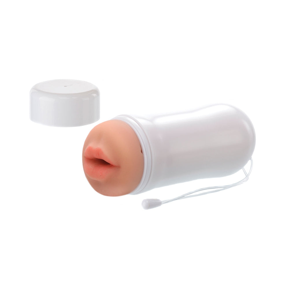 GLOBAL NOVELTIES - HAPPY ENDING SELF-LUBRICATING SHOWER STROKER - MOUTH