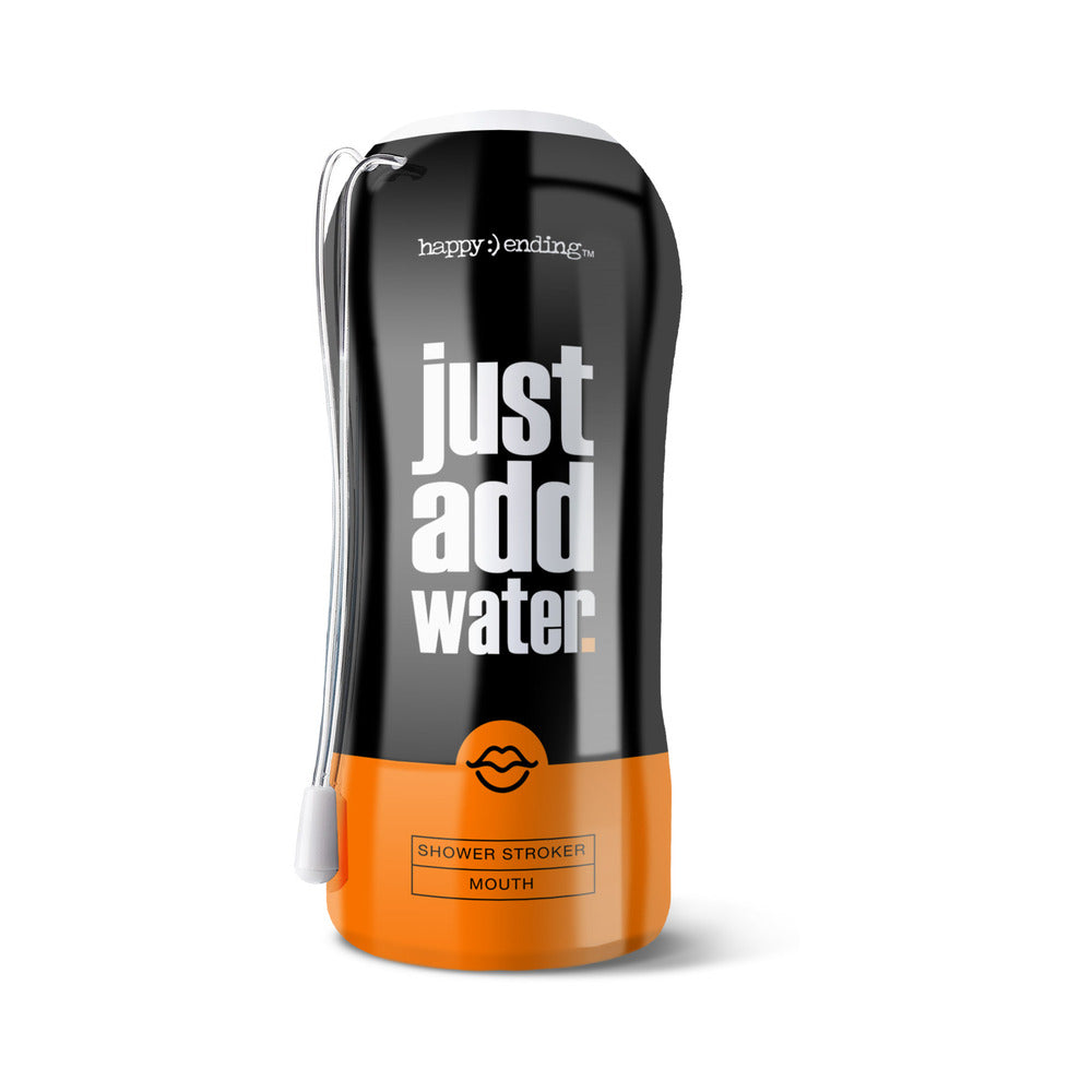 GLOBAL NOVELTIES - HAPPY ENDING JUST ADD WATER SELF-LUBRICATING SHOWER STROKER - MOUTH