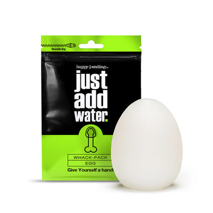 GLOBAL NOVELTIES - HAPPY ENDING JUST ADD WATER SELF-LUBRICATING WHACK PACK - EGG