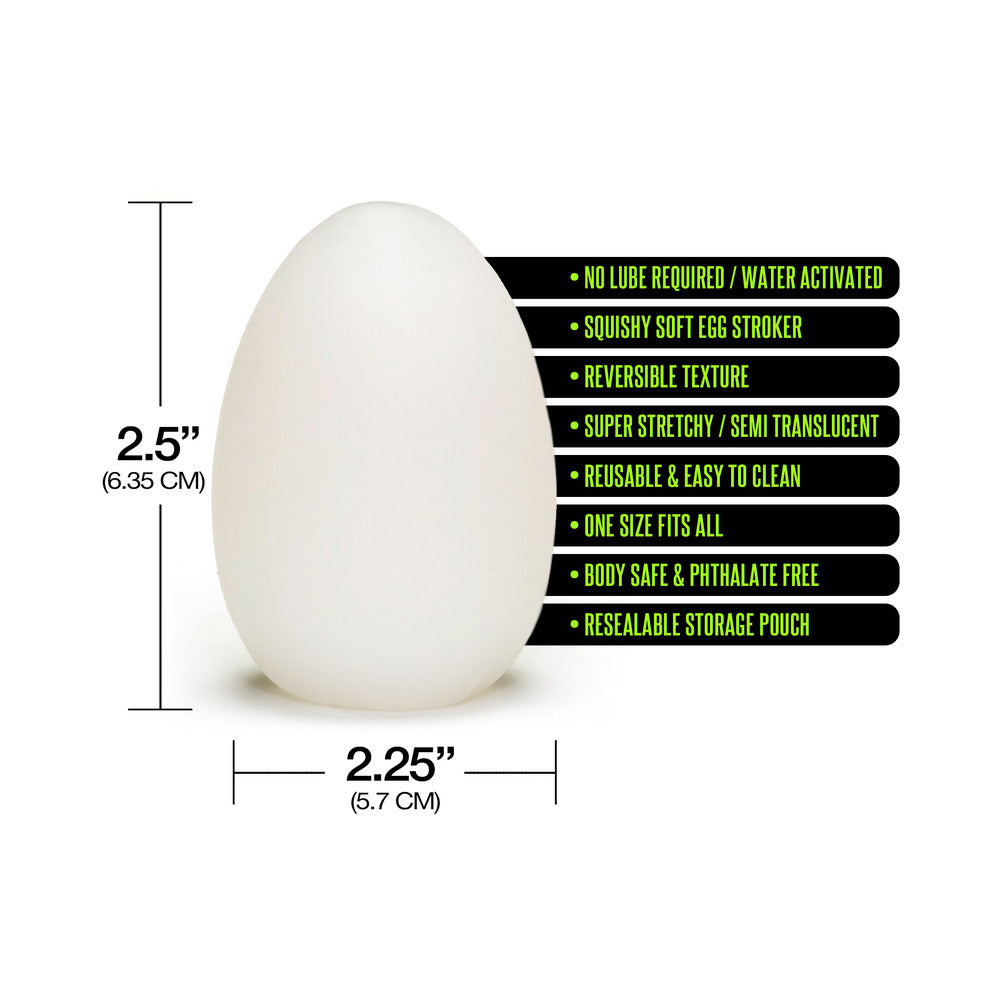 GLOBAL NOVELTIES - HAPPY ENDING JUST ADD WATER SELF-LUBRICATING WHACK PACK - EGG