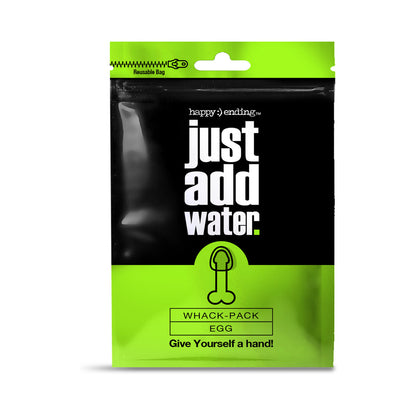 GLOBAL NOVELTIES - HAPPY ENDING JUST ADD WATER SELF-LUBRICATING WHACK PACK - EGG