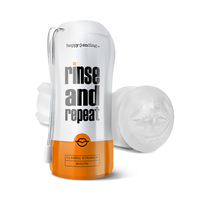 GLOBAL NOVELTIES - HAPPY ENDING RINSE AND REPEAT CLASSIC STROKER - MOUTH