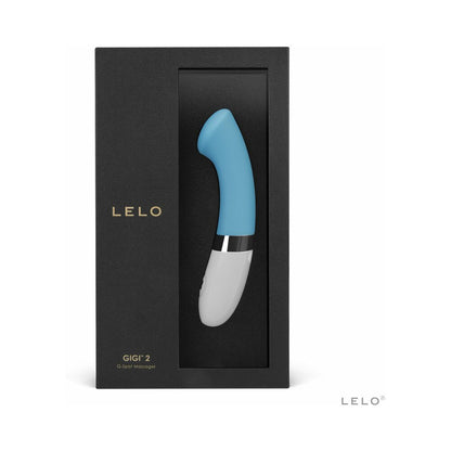 LELO - GIGI 2 RECHARGEABLE G-SPOT VIBRATOR TURQUOISE BLUE