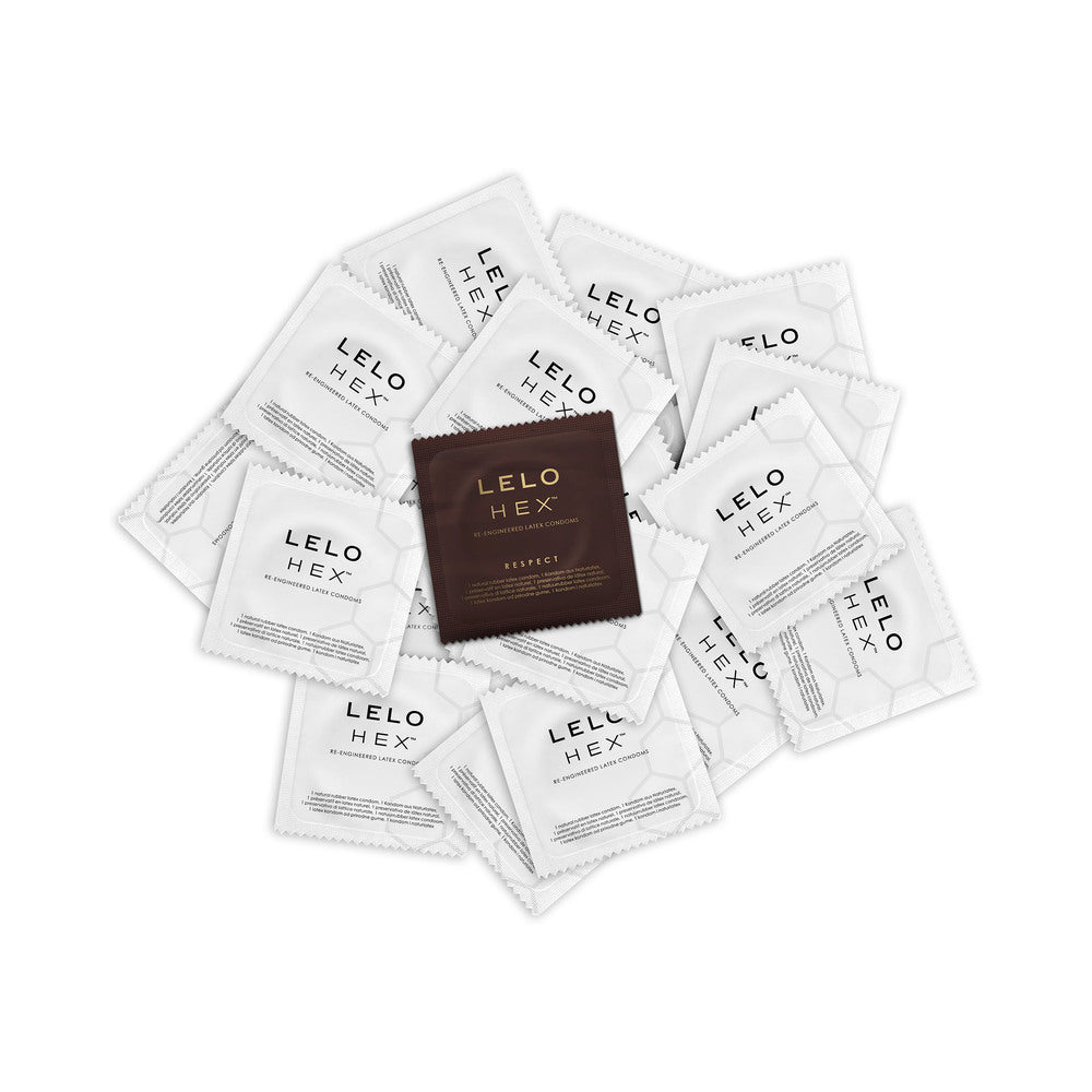 LELO - HEX RESPECT XL LUBRICATED LATEX CONDOMS 3-PACK