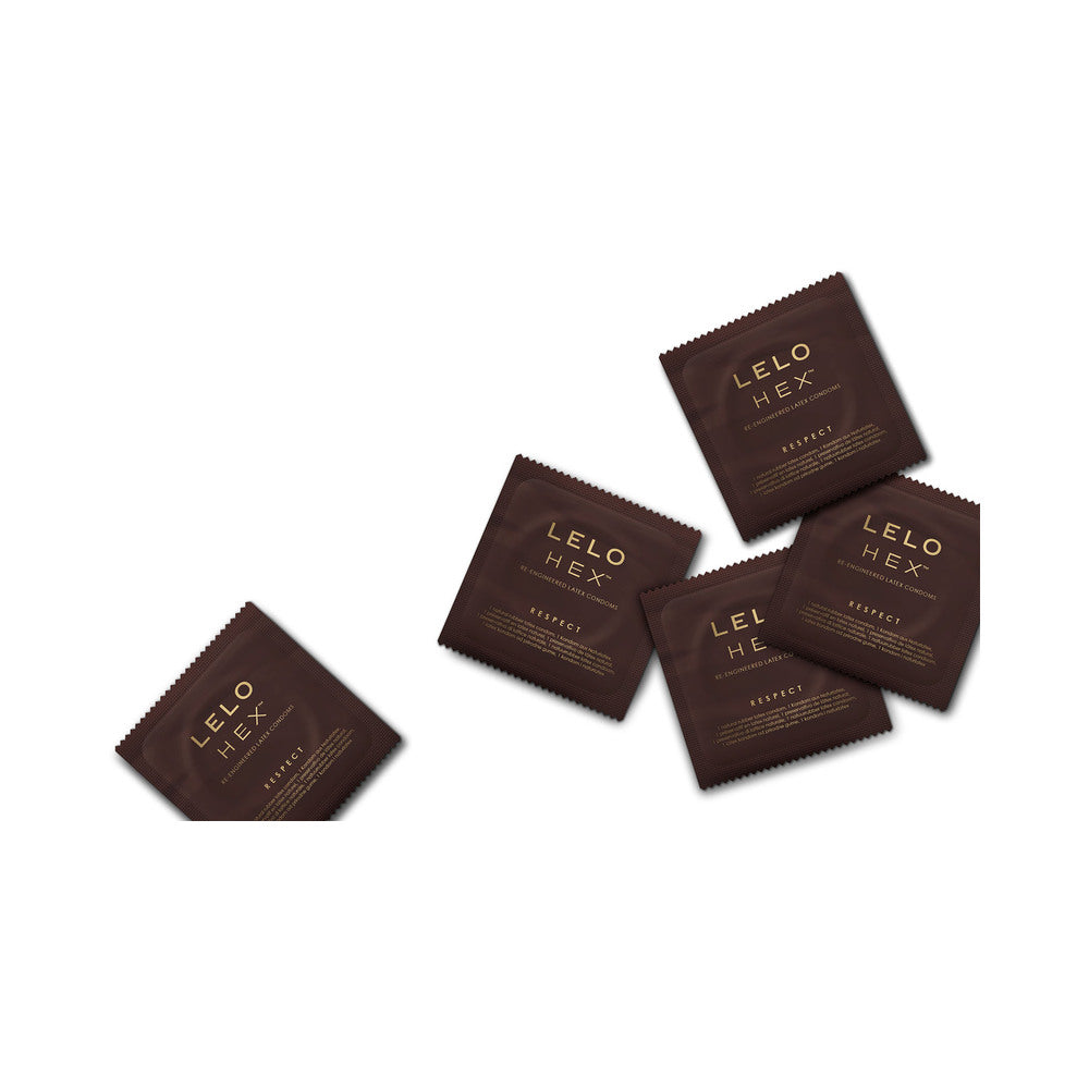 LELO - HEX RESPECT XL LUBRICATED LATEX CONDOMS 3-PACK