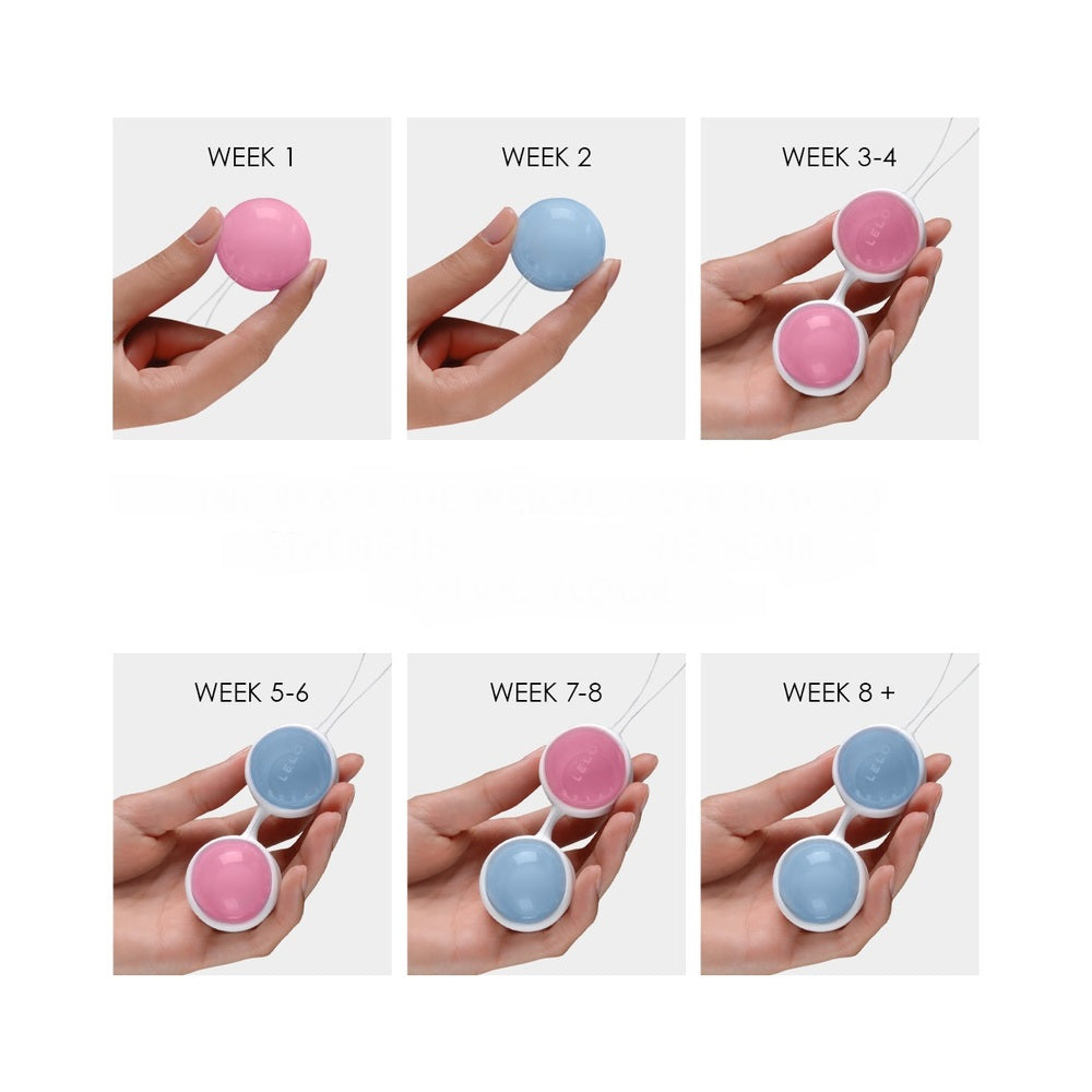 LELO - BEADS KEGEL BALLS SET BLUE/PINK