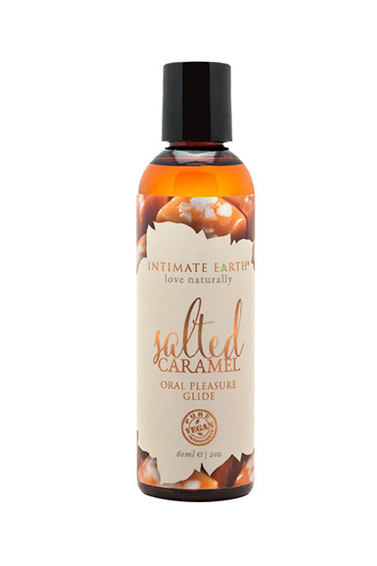 INTIMATE EARTH - SALTED CARAMEL NATURAL FLAVORS GLIDE 60ML