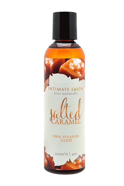 INTIMATE EARTH - SEA SALT CARAMEL FLAV GLIDE 120ML