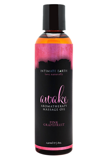 INTIMATE EARTH - AWAKE MASSAGE OIL 240ML