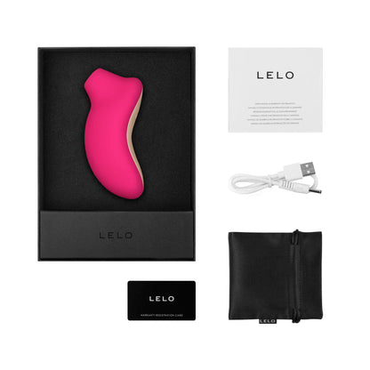 LELO - SONA RECHARGEABLE CLITORAL STIMULATOR CERISE
