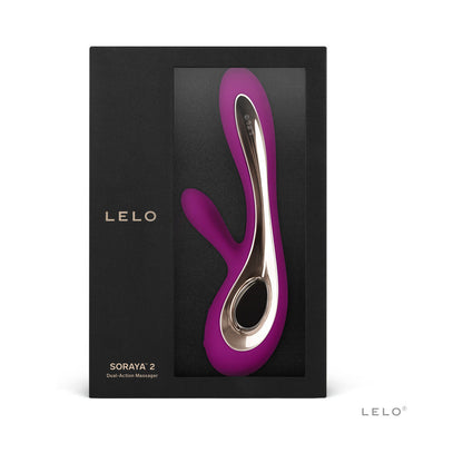 LELO - SORAYA 2 RECHARGEABLE RABBIT VIBRATOR DEEP ROSE