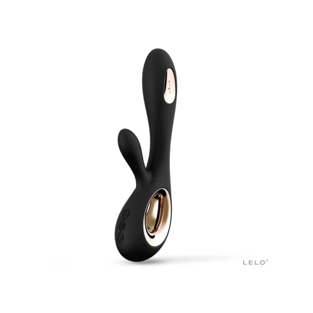LELO - SORAYA WAVE RECHARGEABLE RABBIT VIBRATOR BLACK