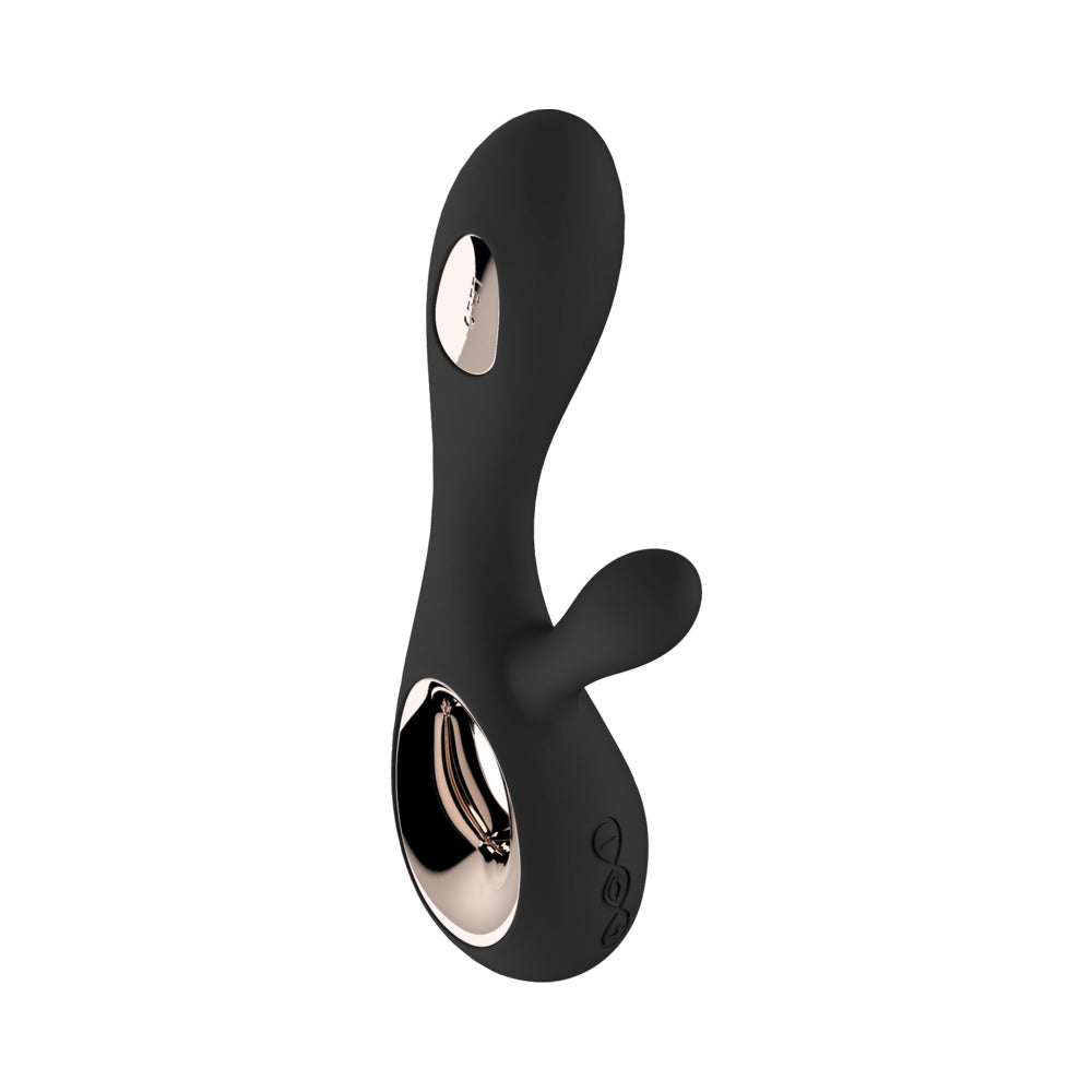 LELO - SORAYA WAVE RECHARGEABLE RABBIT VIBRATOR BLACK