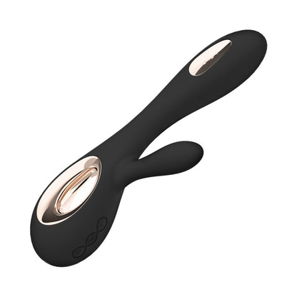 LELO - SORAYA WAVE RECHARGEABLE RABBIT VIBRATOR BLACK