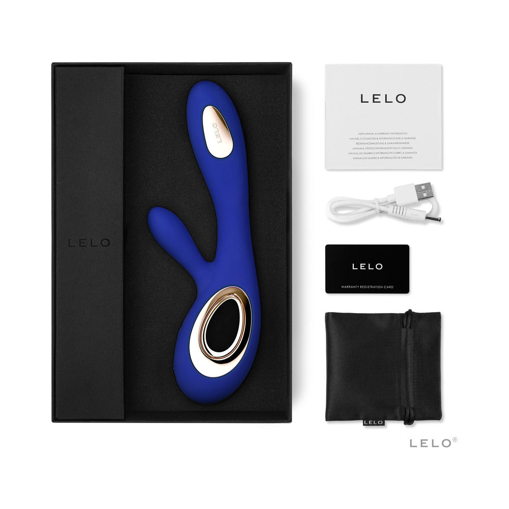 LELO - SORAYA WAVE RECHARGEABLE RABBIT VIBRATOR MIDNIGHT BLUE