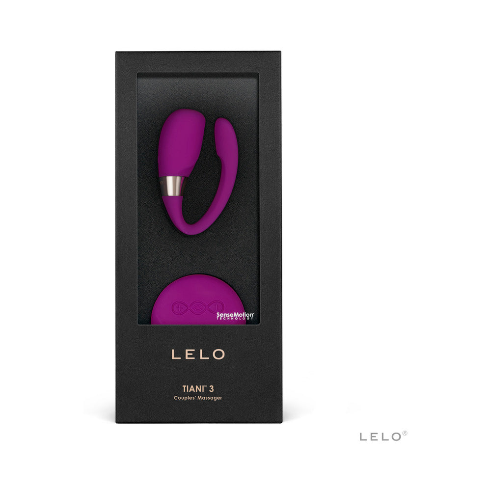 LELO - TIANI 3 RECHARGEABLE DUAL STIMULATION COUPLES VIBRATOR WITH REMOTE DEEP ROSE