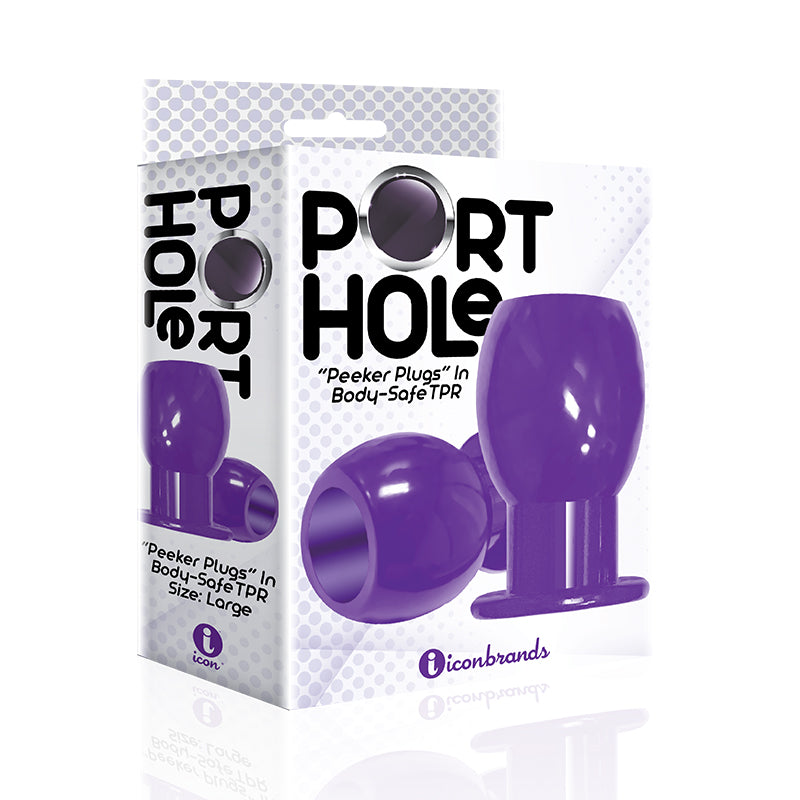 ICON BRANDS - THE 9'S PORT HOLE HOLLOW BUTT PLUG