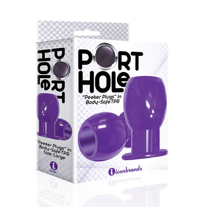 ICON BRANDS - THE 9'S PORT HOLE HOLLOW BUTT PLUG