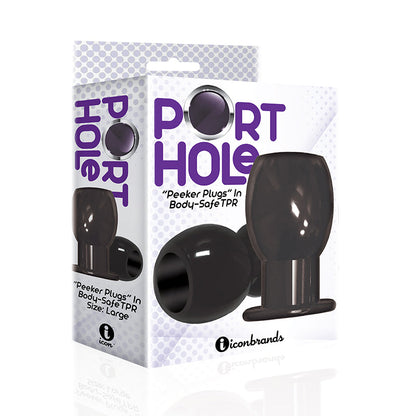 ICON BRANDS - THE 9'S PORT HOLE HOLLOW BUTT PLUG