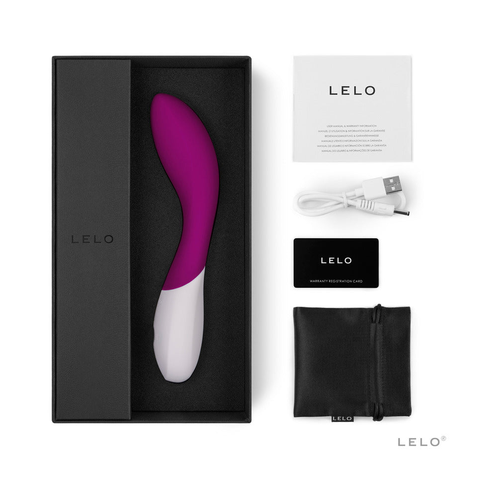 LELO - MONA WAVE RECHARGEABLE G-SPOT VIBRATOR DEEP ROSE