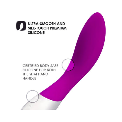 LELO - MONA WAVE RECHARGEABLE G-SPOT VIBRATOR DEEP ROSE