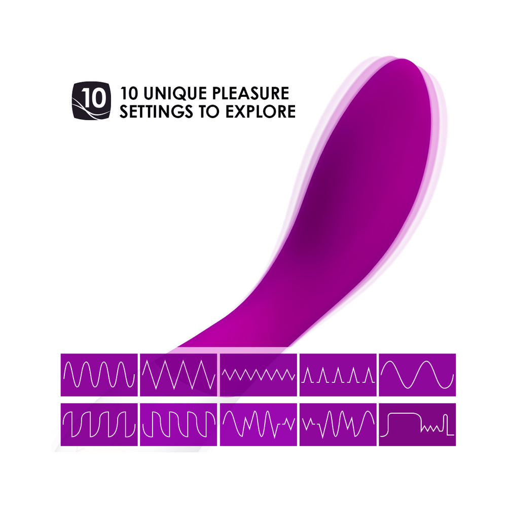 LELO - MONA WAVE RECHARGEABLE G-SPOT VIBRATOR DEEP ROSE