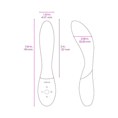 LELO - MONA WAVE RECHARGEABLE G-SPOT VIBRATOR DEEP ROSE