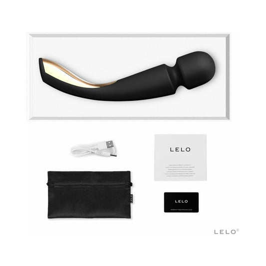 LELO - SMART WAND 2 LARGE VIBRADOR DE VARINHA RECARREGÁVEL PRETO
