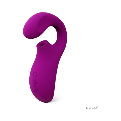 LELO - ENIGMA SUCTION DUAL STIMULATOR DEEP ROSE